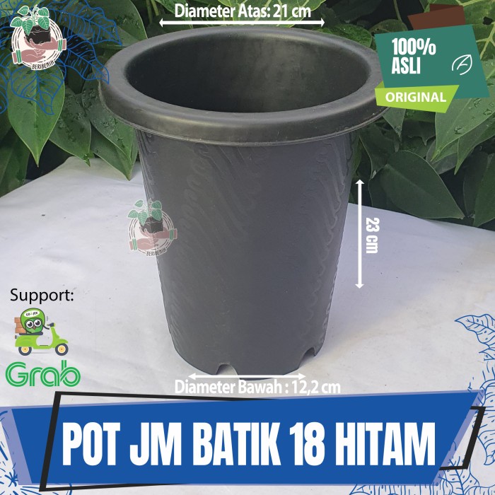 Jual Pot Bunga Tanaman Hias Yogap JM 15 18 Tinggi Premium Unik Putih