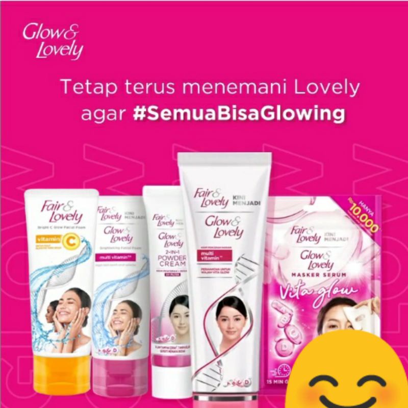 Jual Fair Glow Lovely Fairness Multivitamin Bright C Facial Foam