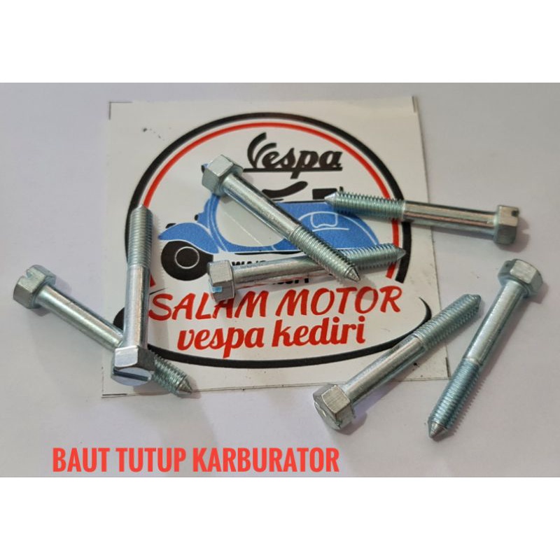 Jual Baut Tutup Cover Karburator Vespa Klasik Super Sprint Px Ps Vbb