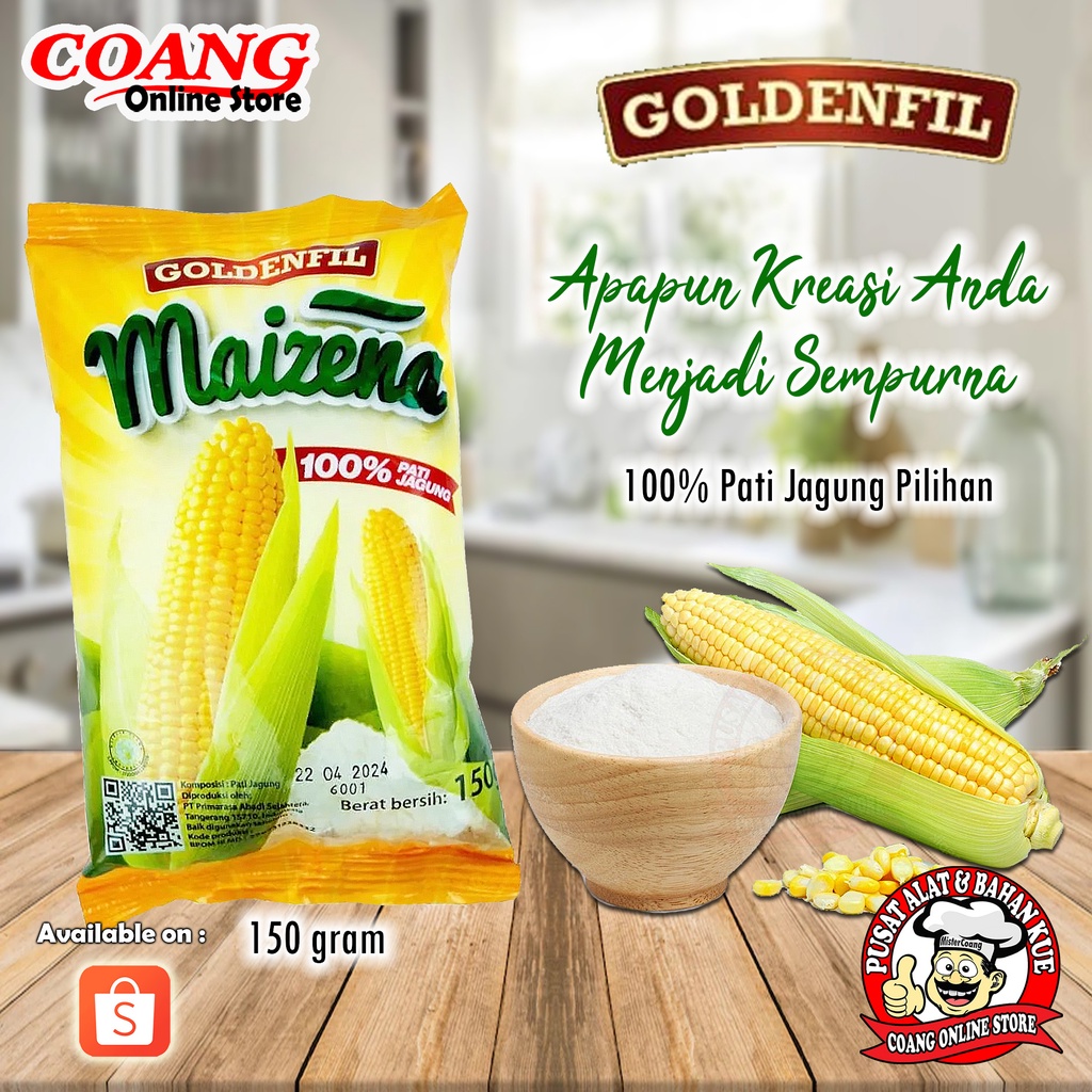 Jual Goldenfil Maizena Jagung 150gr Tepung Jagung Shopee Indonesia