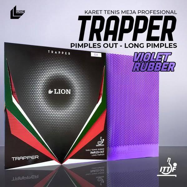 Jual Lion Trapper Sp Ox Violet Rubber Karet Ping Pong Baru Shopee