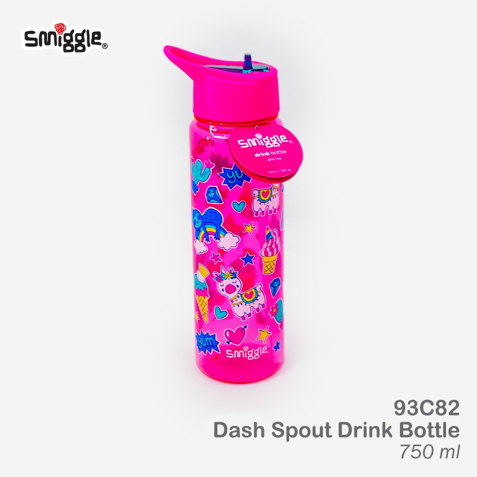 Jual Smiggle Peppy Plastic Spout Drink Bottle 750Ml 93C82 Shopee