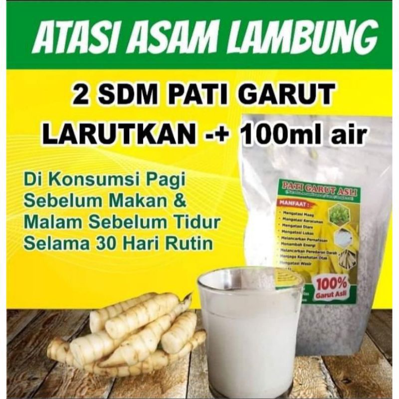 Jual Obat Asam Lambung Tepung Pati Garut Tepung Irut Obat Maag Netto