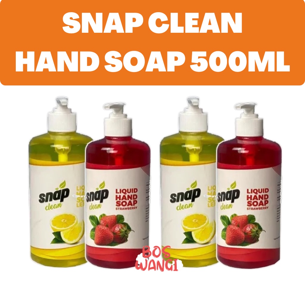 Jual Snap Clean Hand Soap Ml Sabun Cuci Tangan Pump Shopee