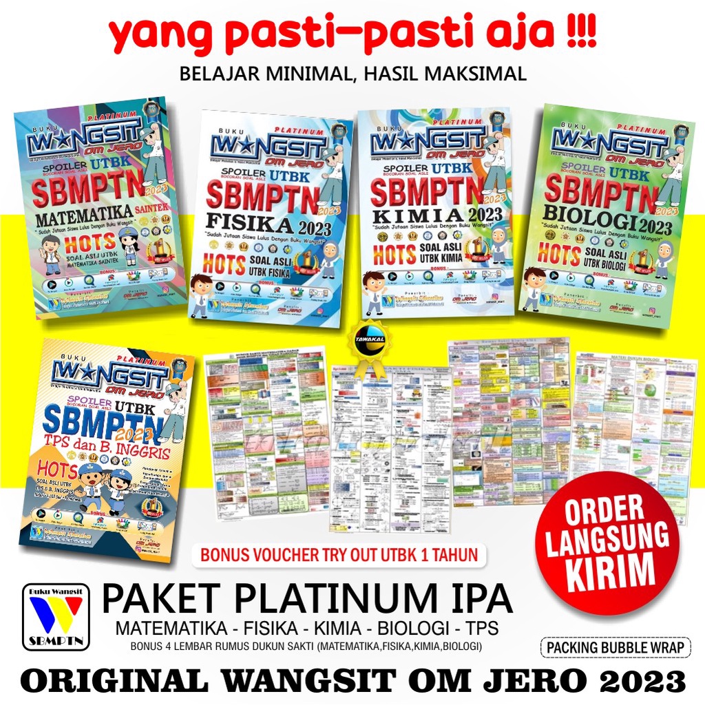 Jual Buku Wangsit UTBK SBMPTN 2023 Buku Wangsit SNBT 2023 Buku