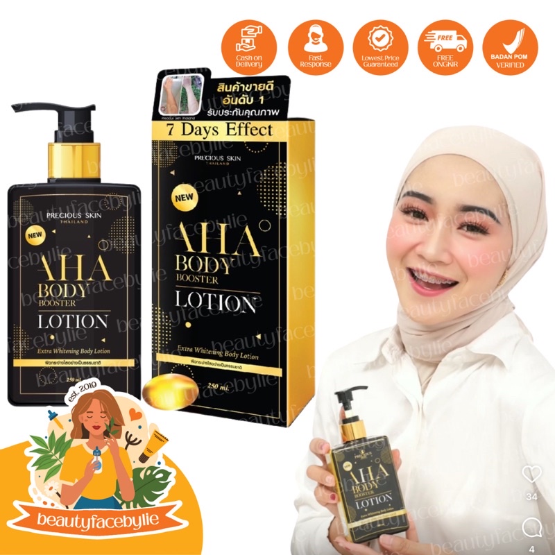 Jual Precious Skin Thailand Aha Mimi Body Booster Extra Whtening Lotion