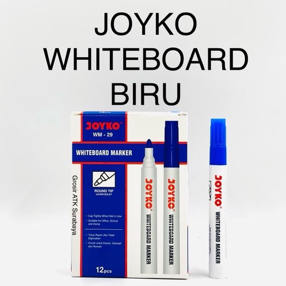 Jual Spidol Joyko Whiteboard Marker Papan Tulis Putih Bisa Dihapus