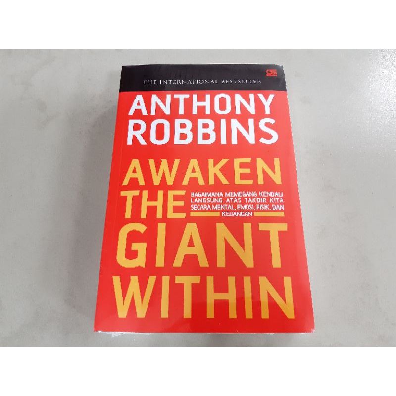 Jual Buku Awaken The Giant Within Anthony Robbins Shopee Indonesia