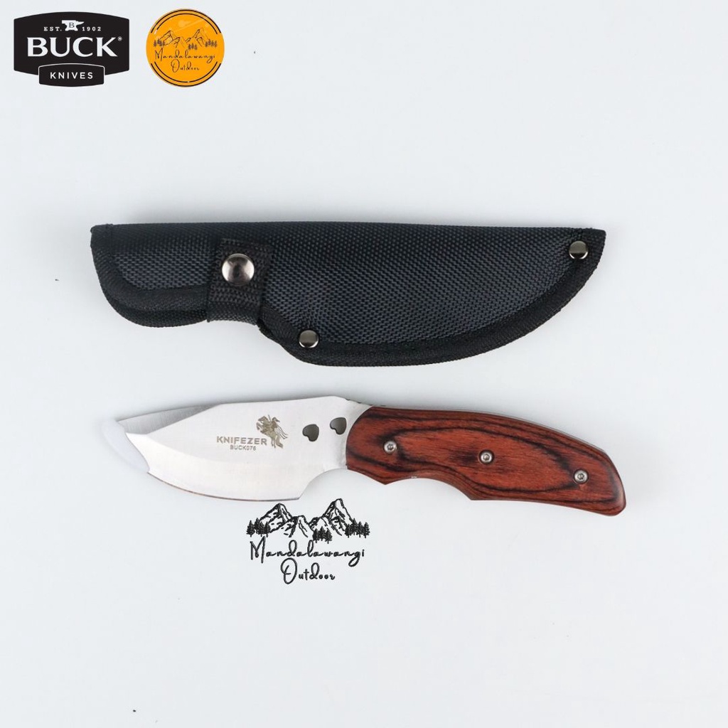 Jual Pisau Buck KNIFEZER BUCK Elf Pisau Berburu Hunting Hiking Knife