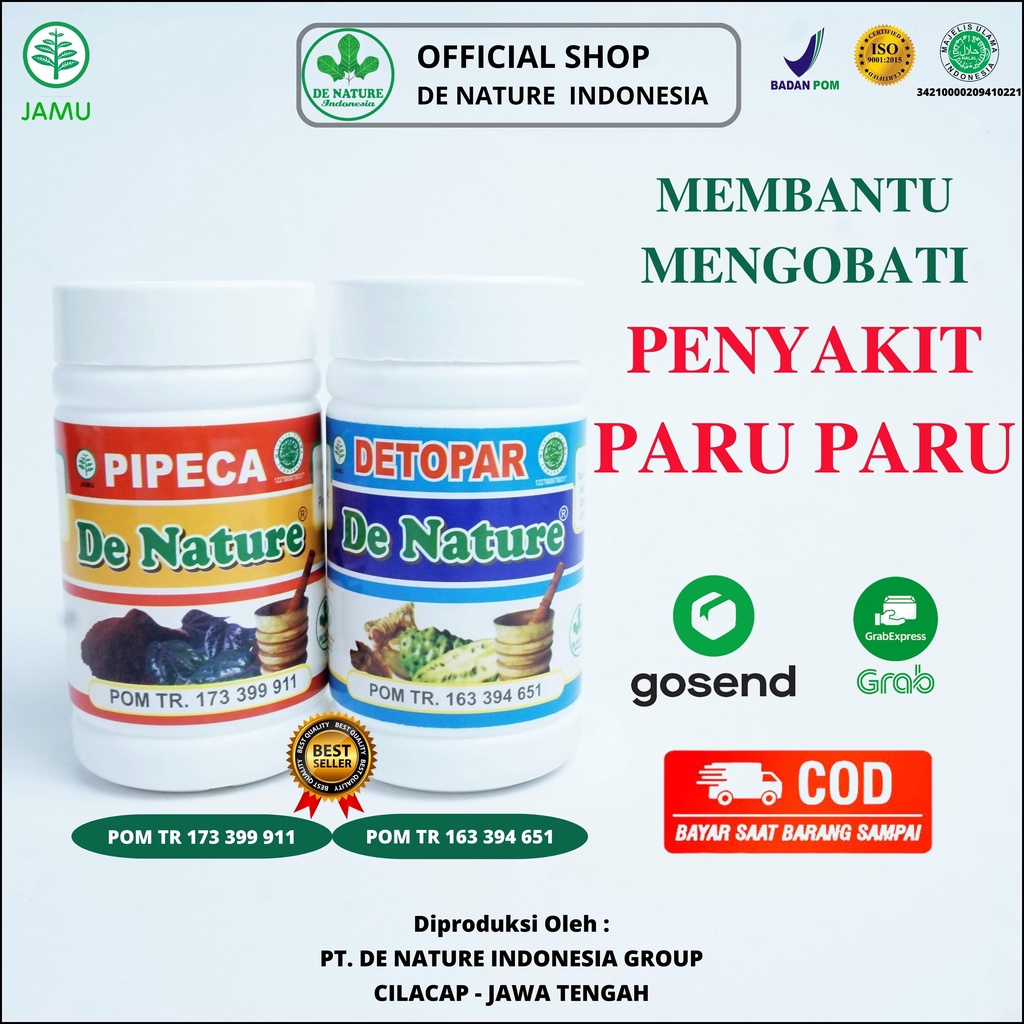 Jual Obat Herbal Batuk TBC Kronis Bronchitis Batuk Menahun Detopar