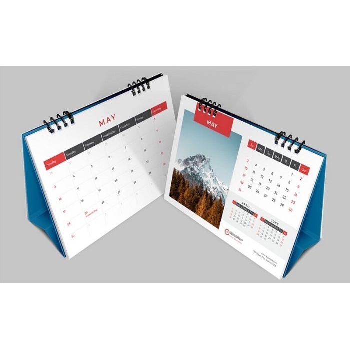 Jual Cetak Kalender 2024 Surabaya Kalender Meja Duplex 6 Lembar 1