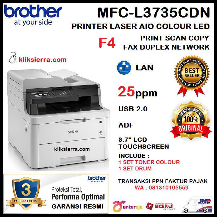 Jual Brother Mfc L Cdn Printer Laser Colour Aio L Color Duplex