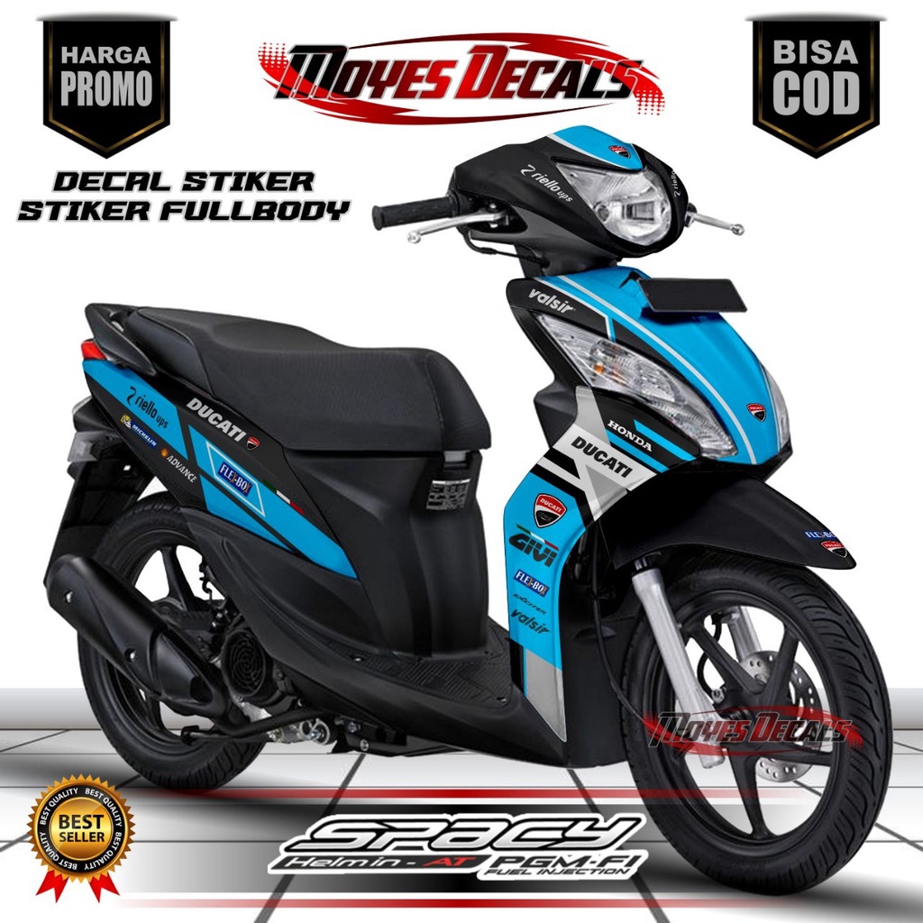 Jual Stiker Decal Motor Spacy Full Body Motor Spacy Stiker Motor Spacy