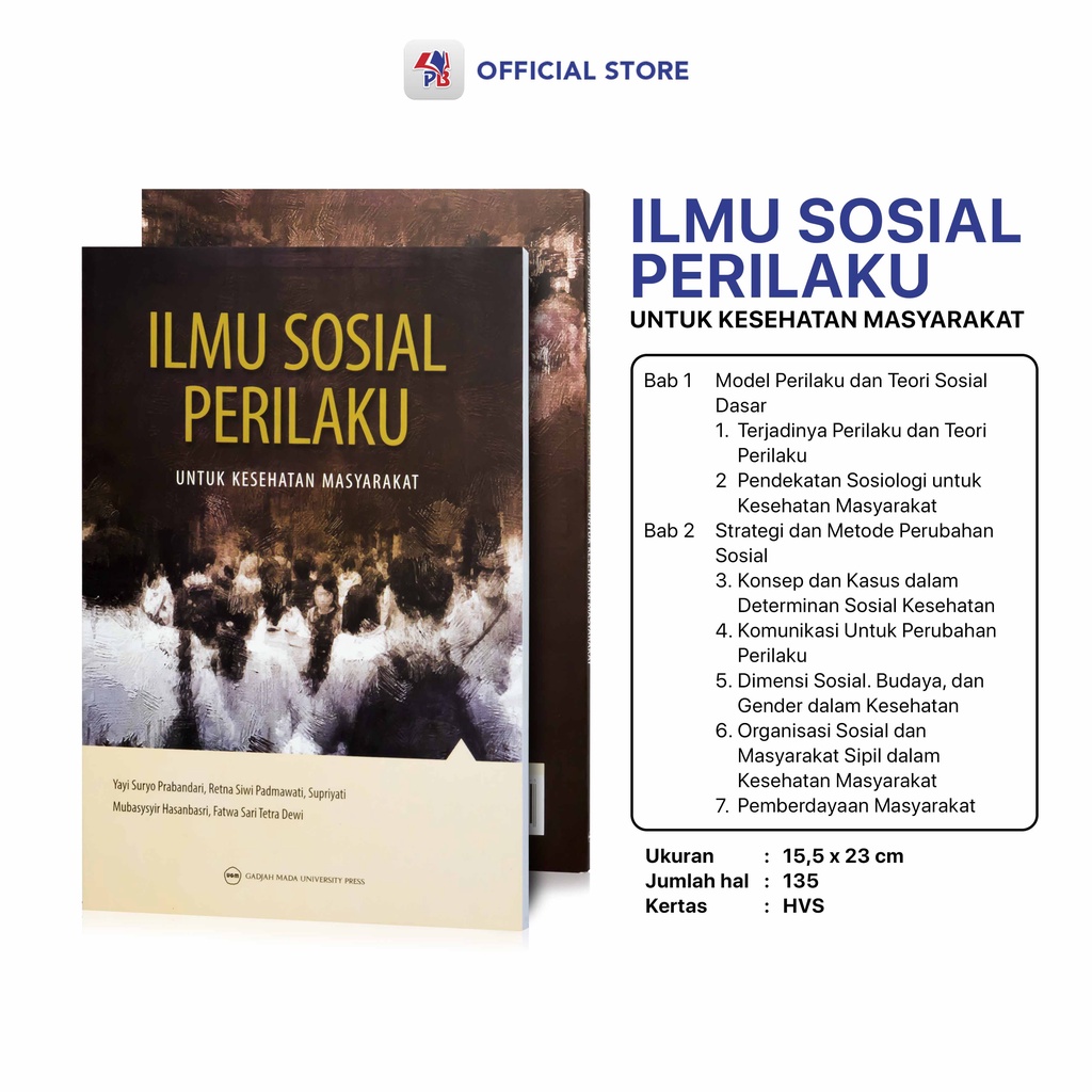 Jual Buku Ilmu Sosial Perilaku Untuk Kesehatan Masyarakat Buku Social