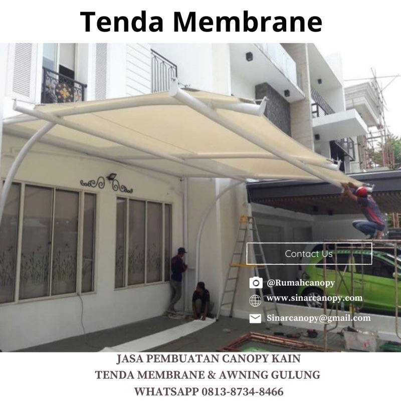 Jual Tenda Membrane Canopy Membrane Shopee Indonesia