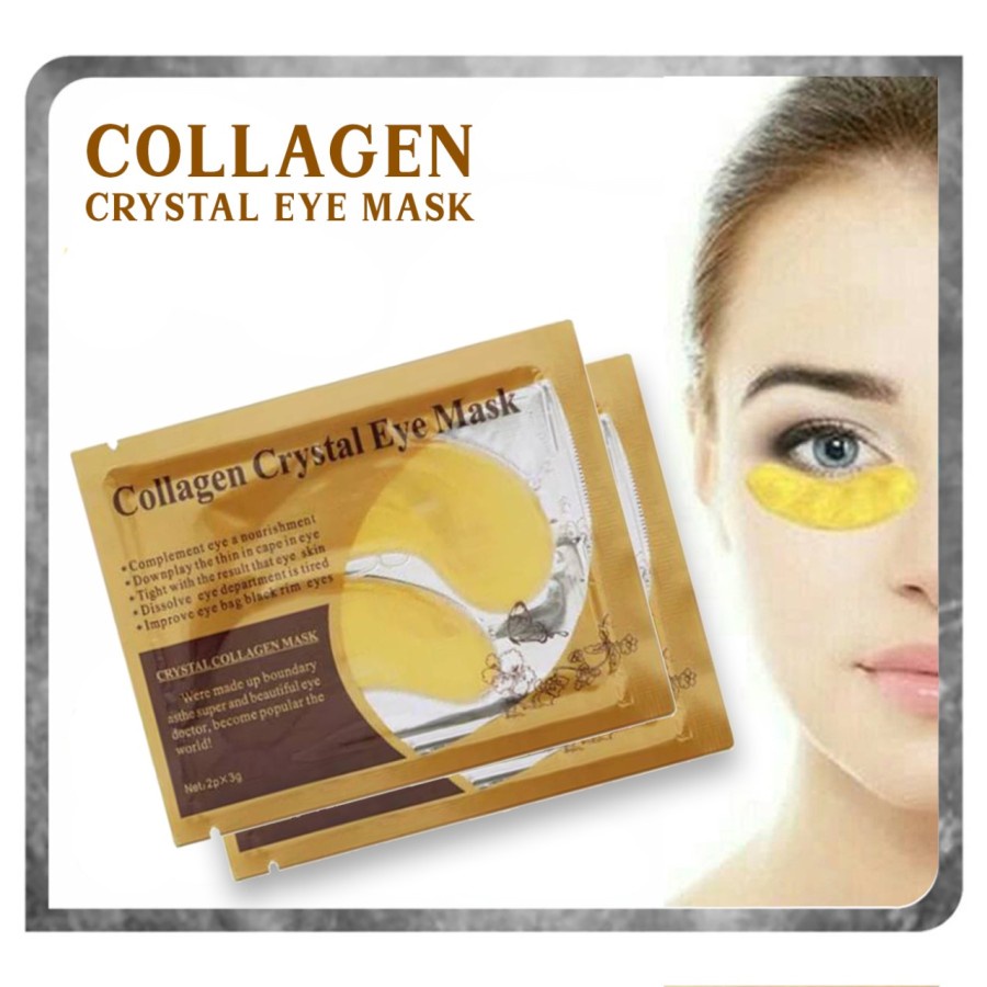 Jual Masker Mata Eye Mask Collagen Eye Patch Mask Gold Mata Panda Hitam