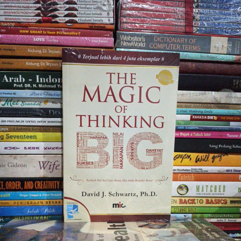 Jual BUKU ORIGINAL THE MAGIC OF THINKING BIG DAVID J SCHWARTZ Ph D