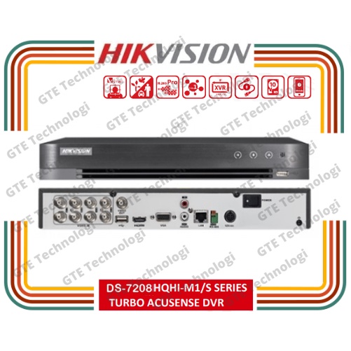 Jual Dvr Hikvision Channel Ds Hqhi M S Turbo Hd X Nd Gen