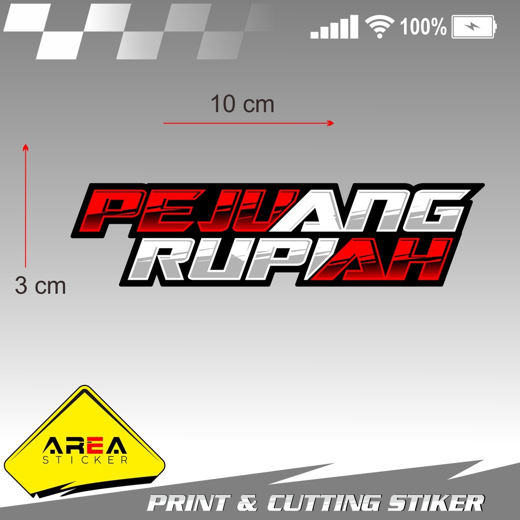 Jual Sticker Stiker Vinyl Pejuang Rupiah Shopee Indonesia