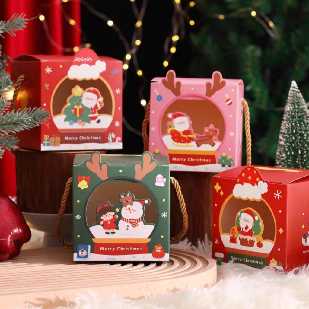 Jual Small Christmas Box Box Mini Natal Giftbox Hampers Natal