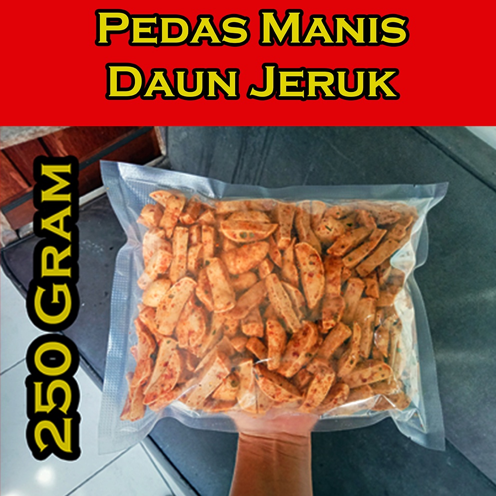 Jual Basreng Jebret Viral Berat Gram Bakso Goreng Pedas Manis Daun