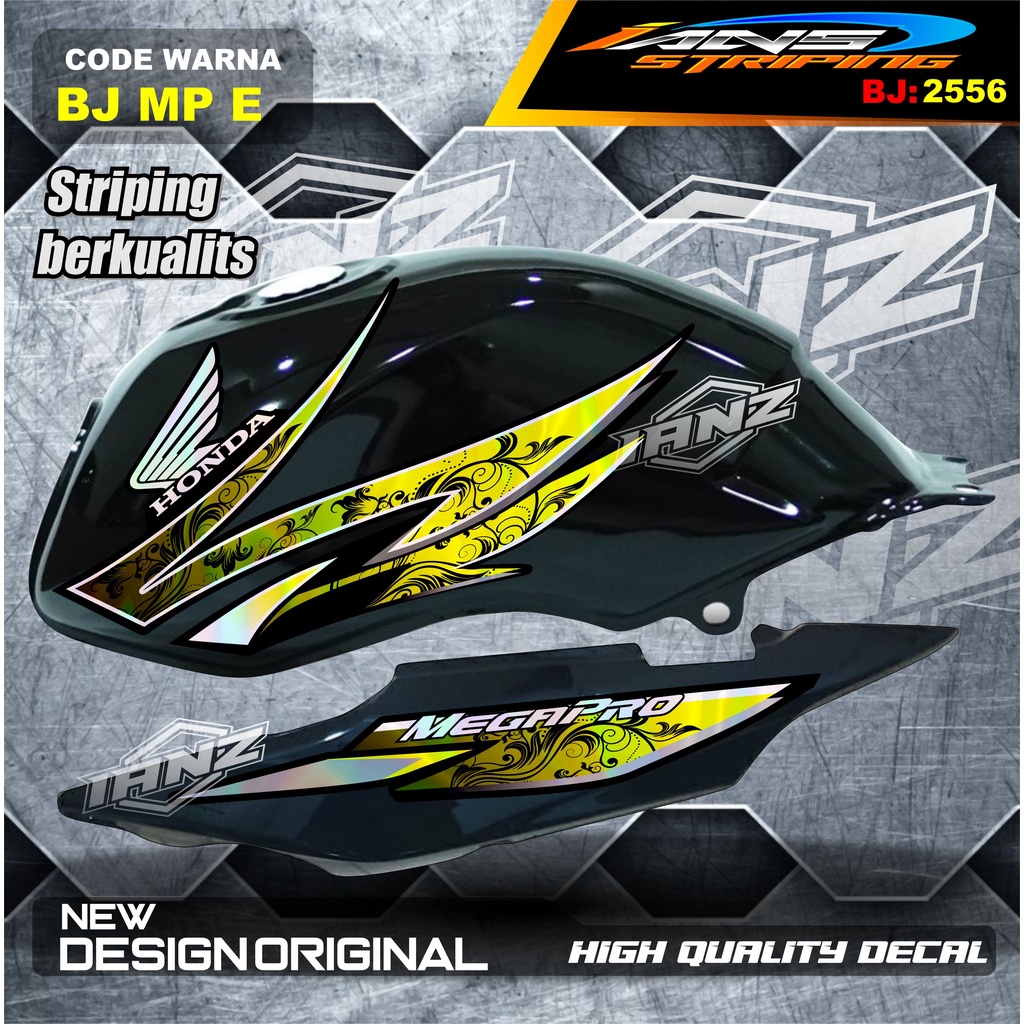 Jual Stiker Striping Megapro Primus Variasi Hologram Striping Custom