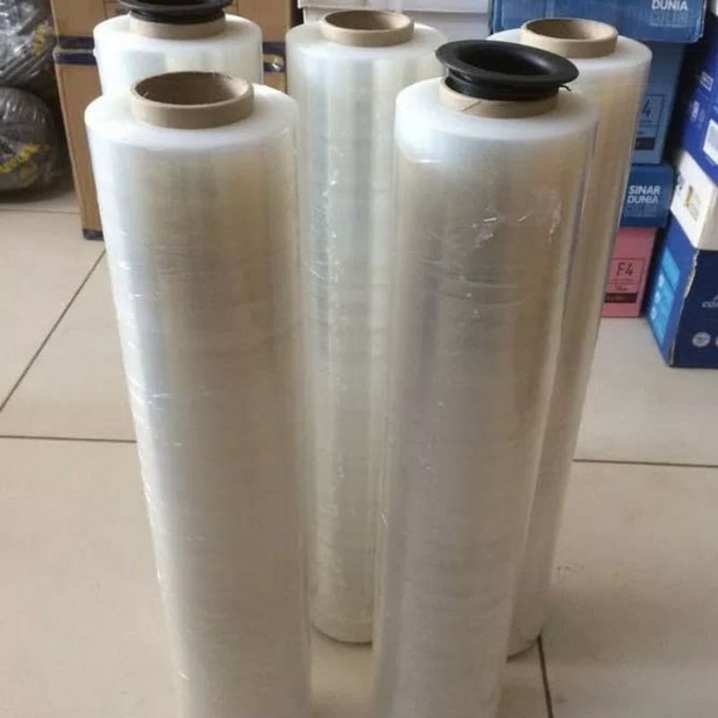 Jual Roll Stretch Film Plastik Wrapping Barang Uk Cmx M