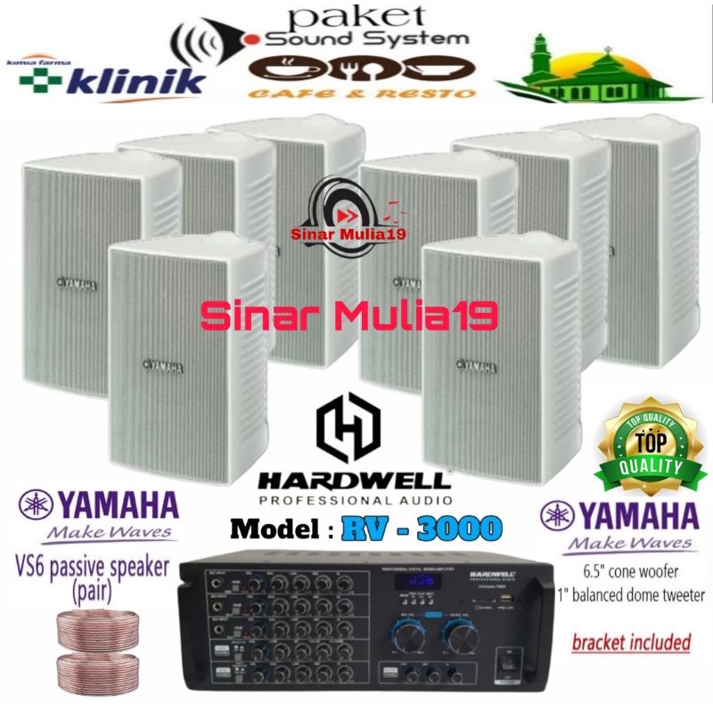 Jual Paket Sound System Titik Speaker Yamaha Vs Original Ampli