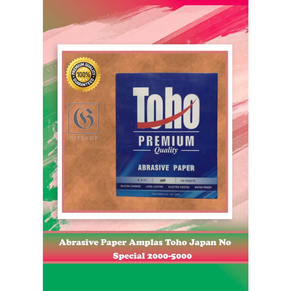 Jual Abrasive Paper Amplas Toho Japan No Special 2000 5000 Shopee