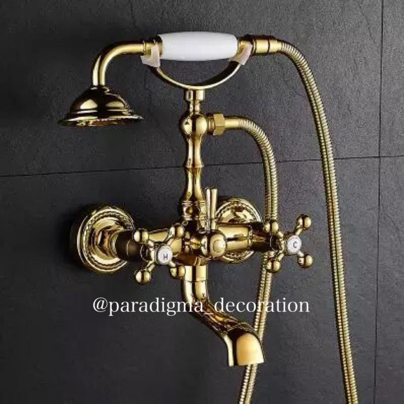 Jual Shower Kran Keran Bathtub Dinding Classic Klasik Retro Vintage