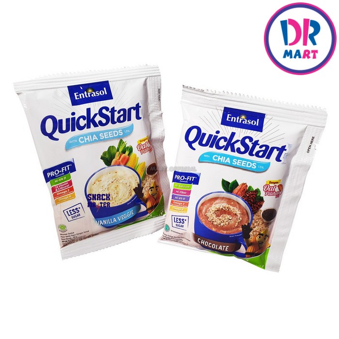 Jual Entrasol Quickstart Vanilla Veggie Gr Sachet Shopee Indonesia