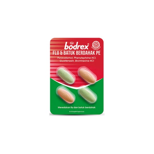 Jual Bodrex Flu Batuk Berdahak PE 4kaplet Shopee Indonesia