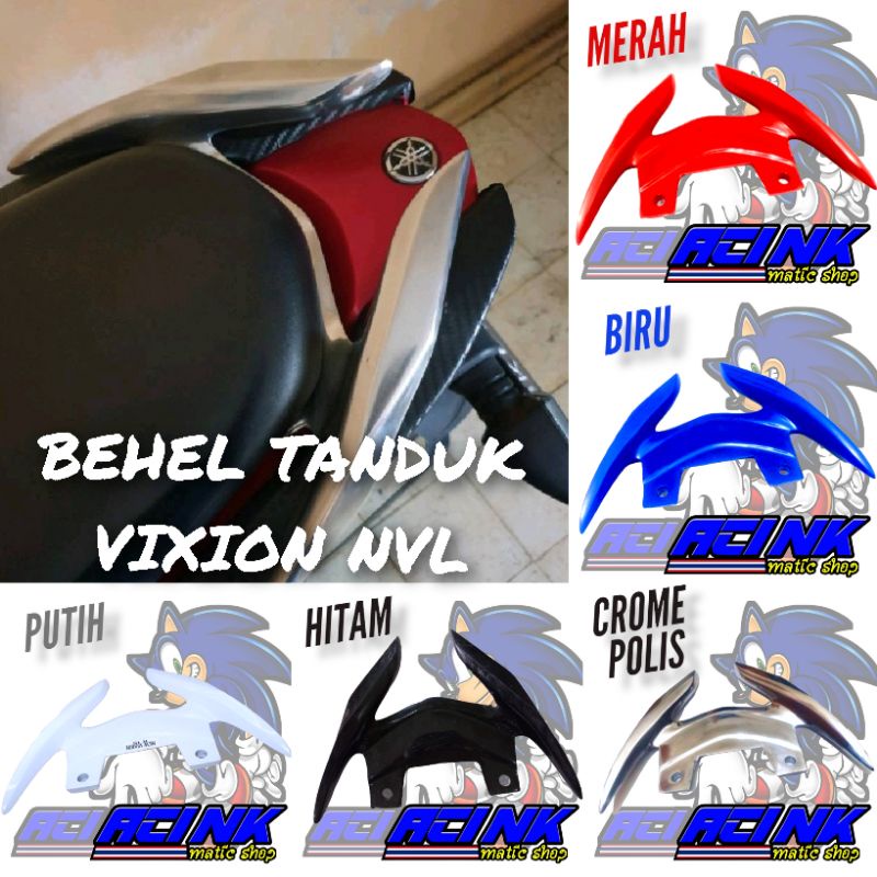 Jual Behel Belakang Yamaha Vixion New Begel Planger Pegangan Jok Motor