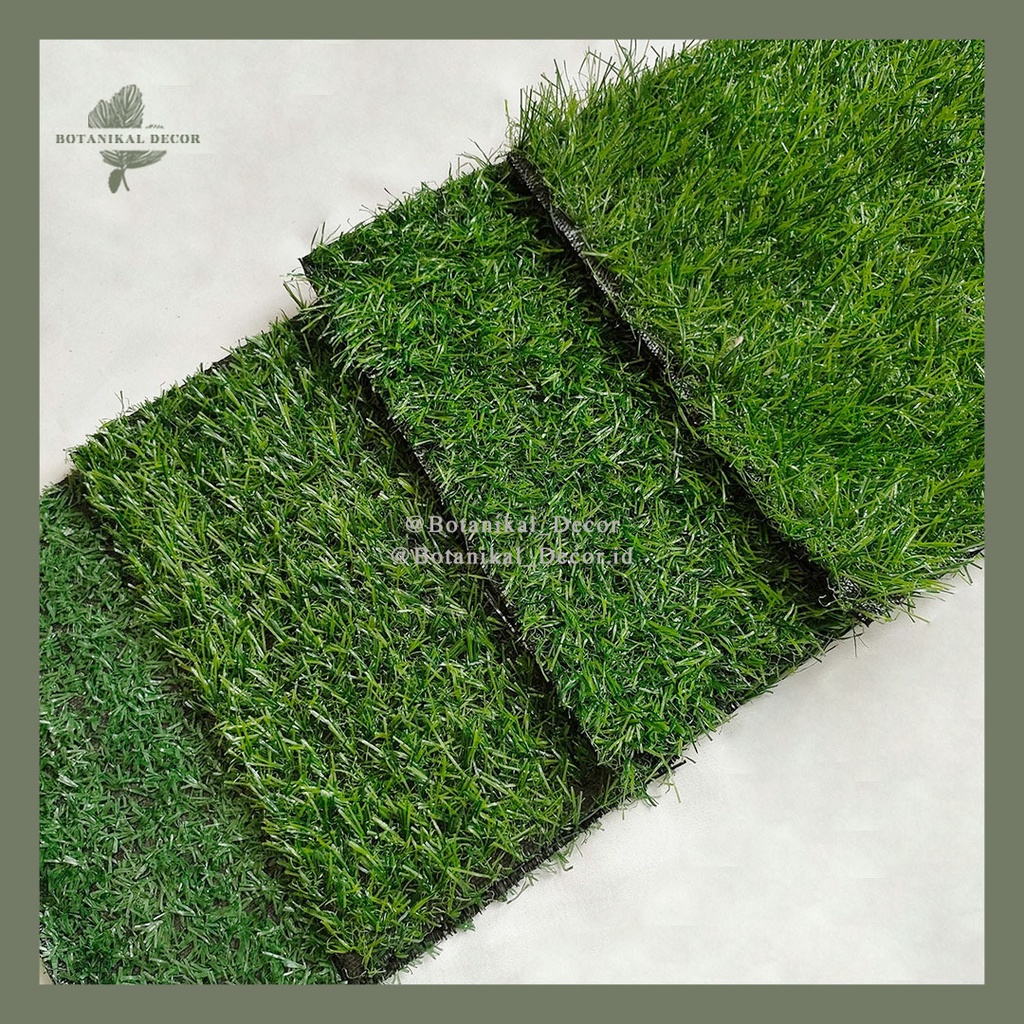 Jual Mm Mm Mm Mm Artificial Grass Sintetis Rumput Green Hijau