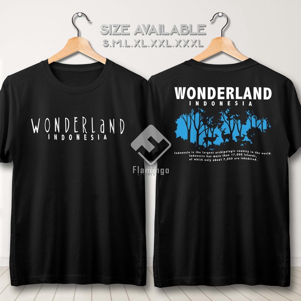 Jual Kaos Outdoor Wonderland Indonesia Cotton Combed S Baju Distro