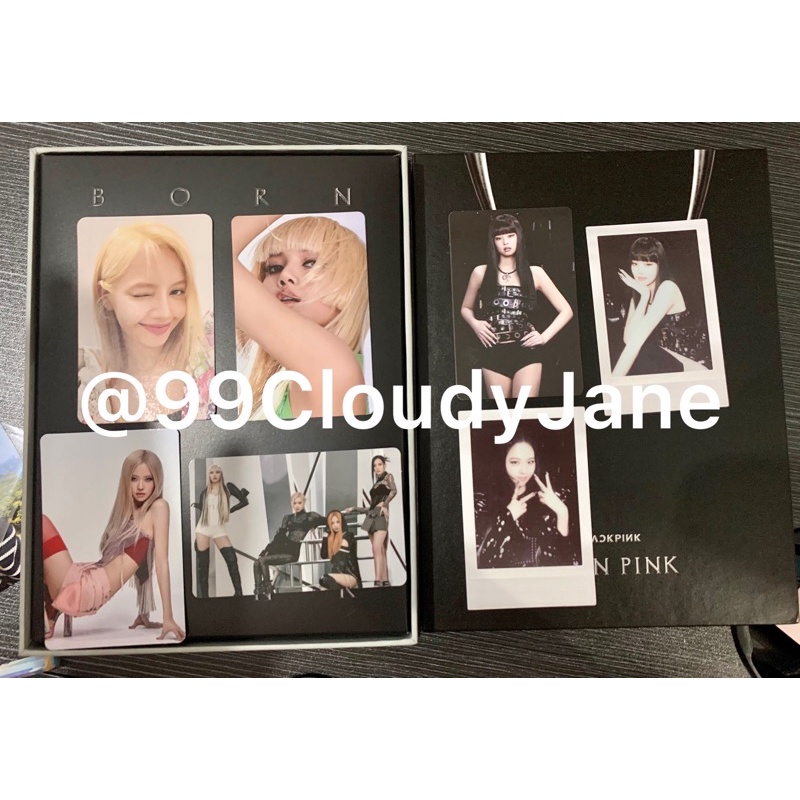 Jual OFFICIAL PHOTOCARD LISA BLACKPINK BORNPINK ALBUM BLACK VERSION