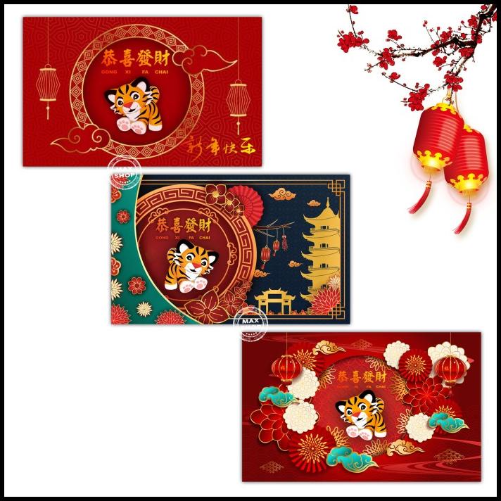 Jual Kartu Ucapan Imlek Tahun Baru Sincia Gong Xi Fa Chai Greeting Card