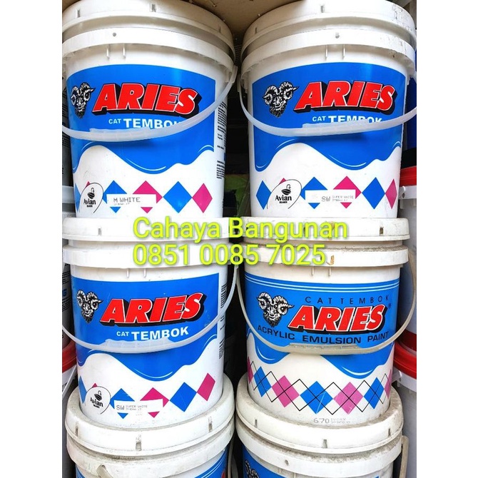 Jual Avian Aries Avitex Cat Tembok Plafon Triplek Warna Pail Pel Kg