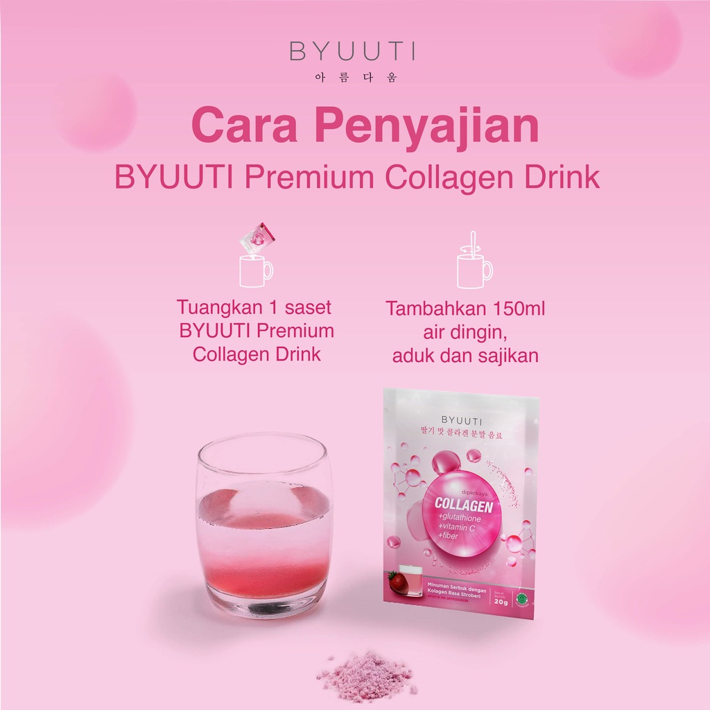 Jual Termurah Minuman Kolagen Pemutih Badan Cepat SACHET BYUUTI