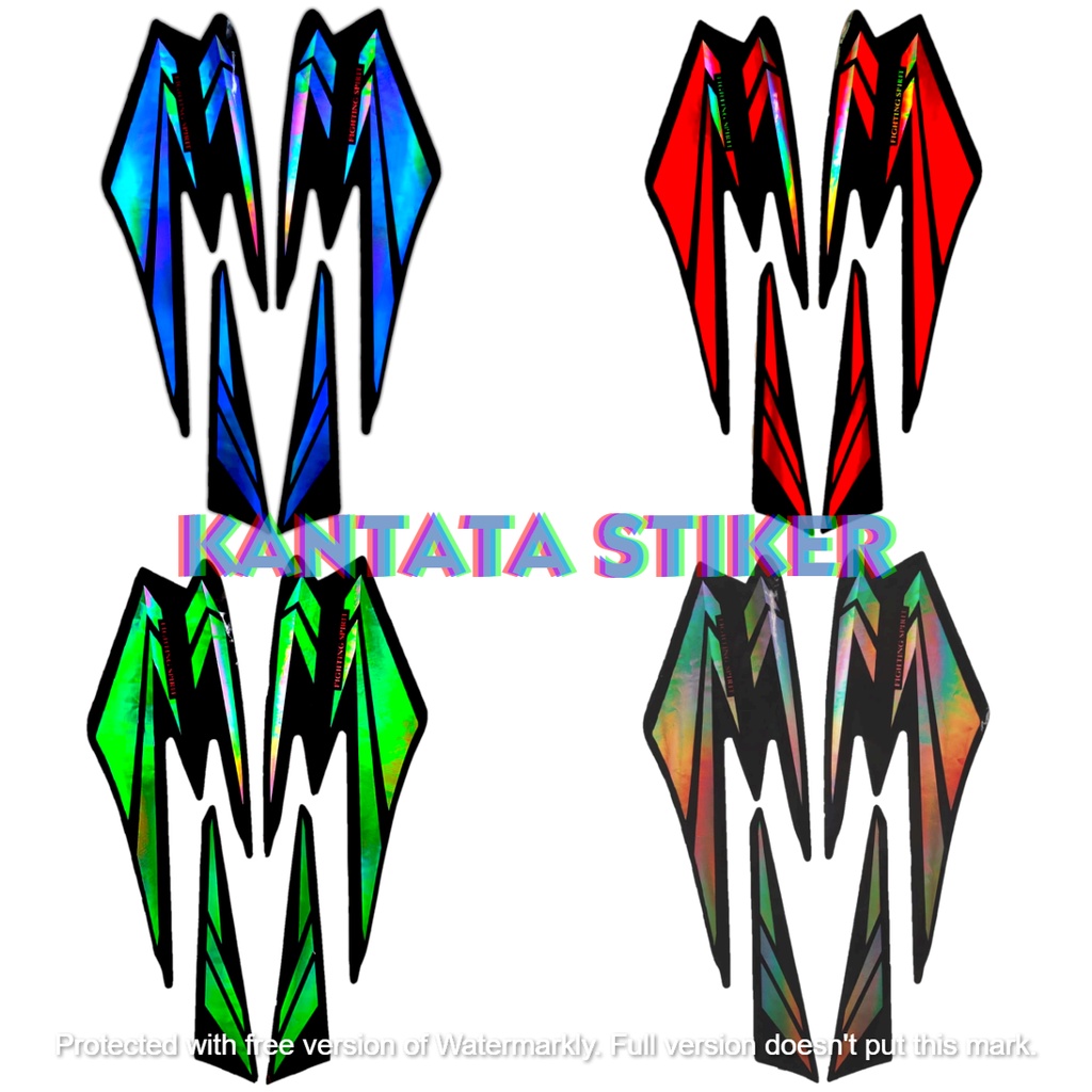 Jual STIKER STRIPING LIS LES BODY MOTOR YAMAHA RX KING 2002 VARIASI