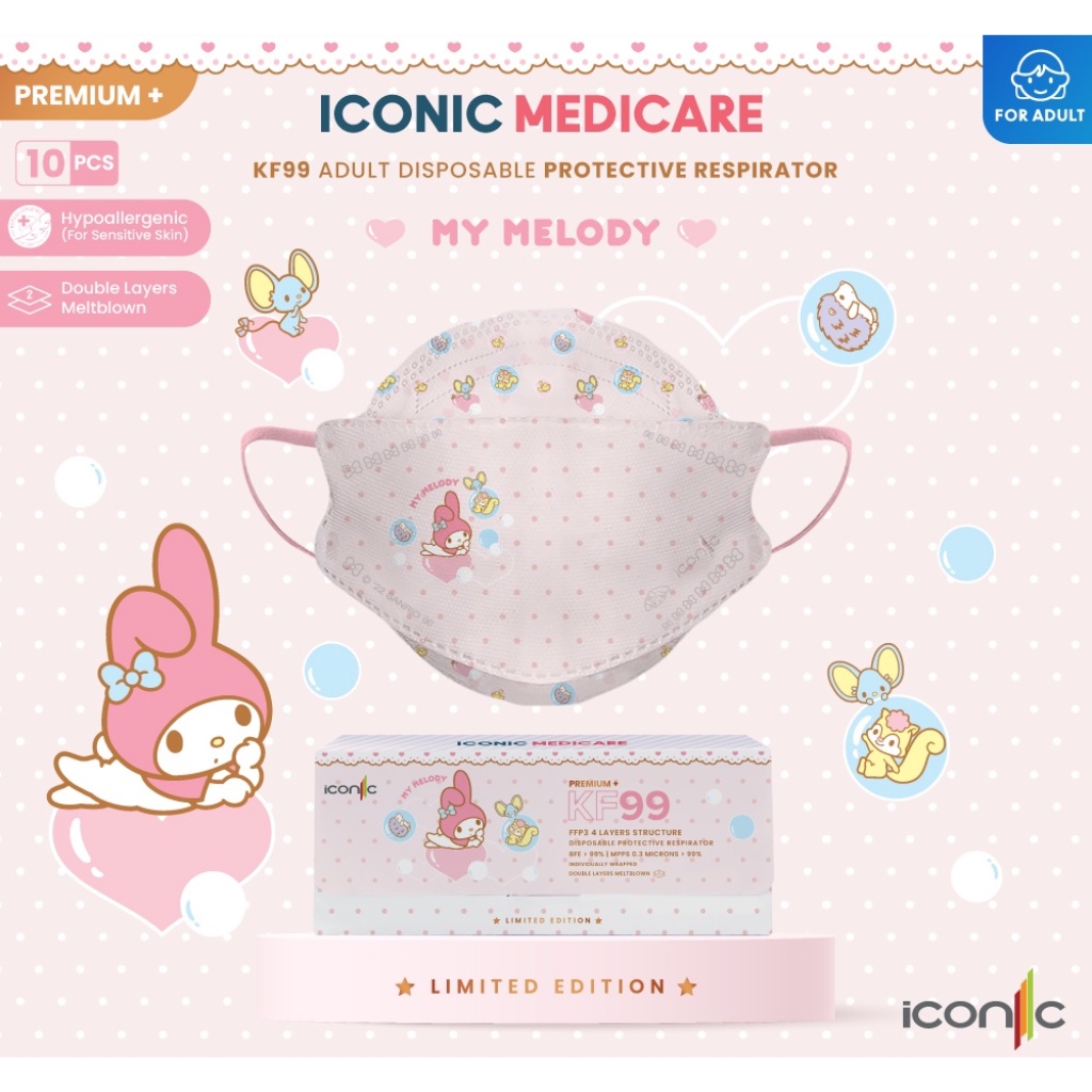 Jual Sanrio Series Iconic Medicare Ply Kf Protective Respirator