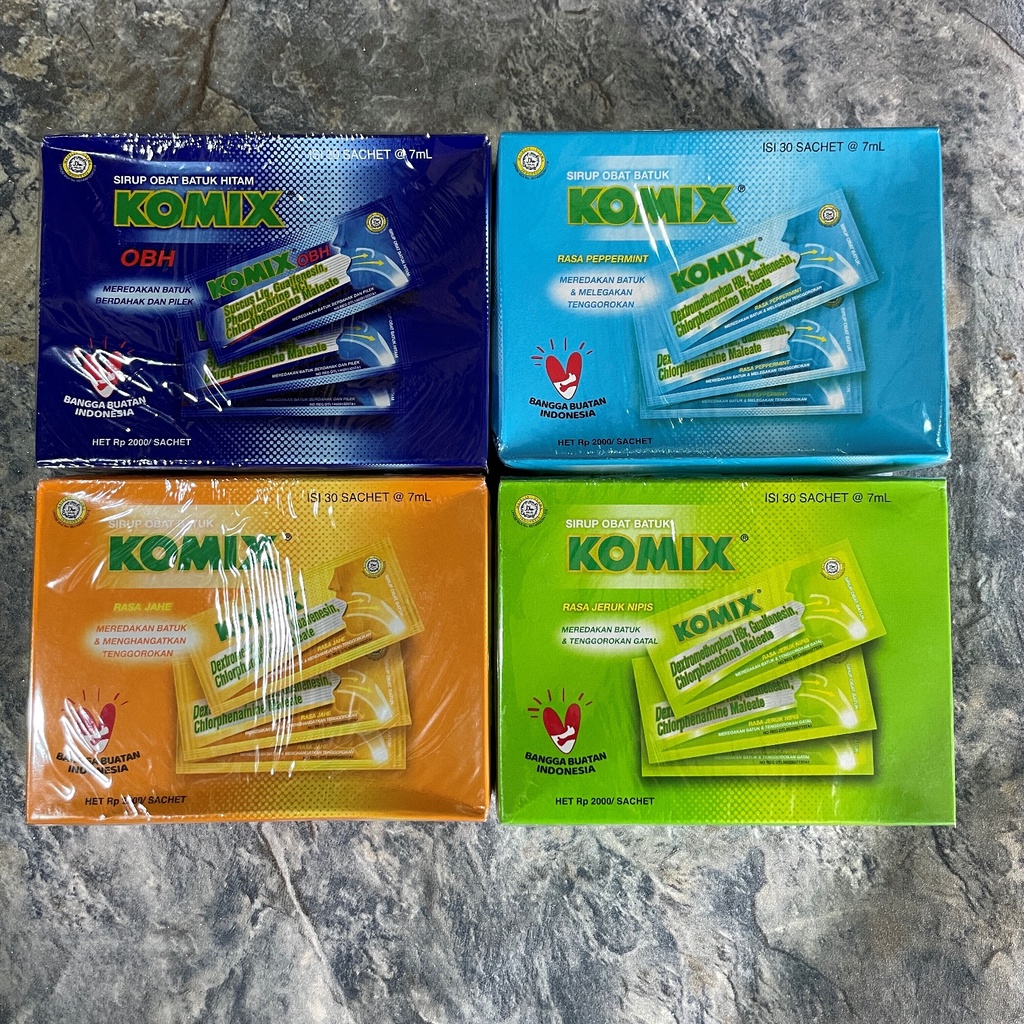 Jual Komix Obat Batuk Dewasa Kemasan Sachet Dus Varian Shopee Indonesia