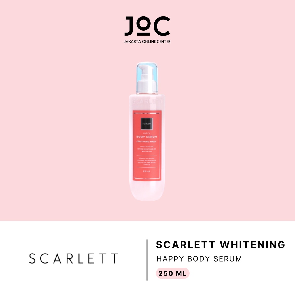 Jual Scarlett Whitening Body Serum Happy Ml Shopee Indonesia