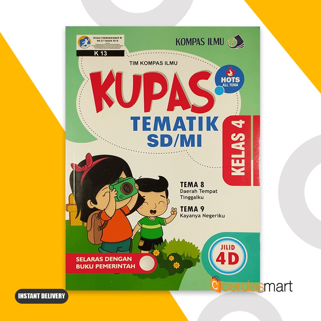 Jual Buku Pelajaran Sd Kupas Tematik Sd Mi Kelas Jilid D Shopee