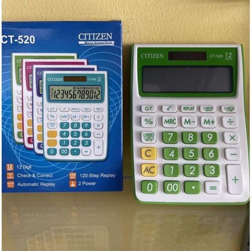 Jual Kalkulator Citizen Warna Calculator Ct Calculator Digit