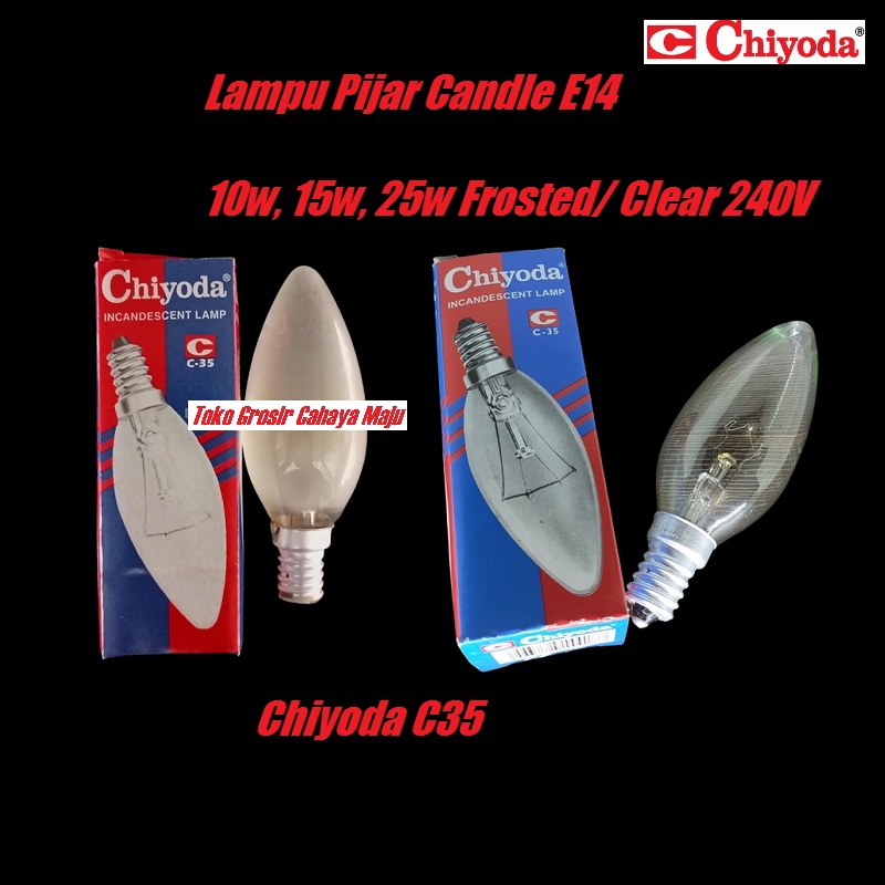 Jual Lampu Hias Lampu Candle Jantung Chiyoda E W W W Frosted