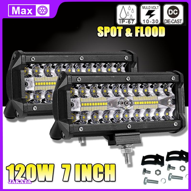 Jual 1 2 Buah Lampu Sorot LED Mobil Lampu Kabut Mobil Led Super