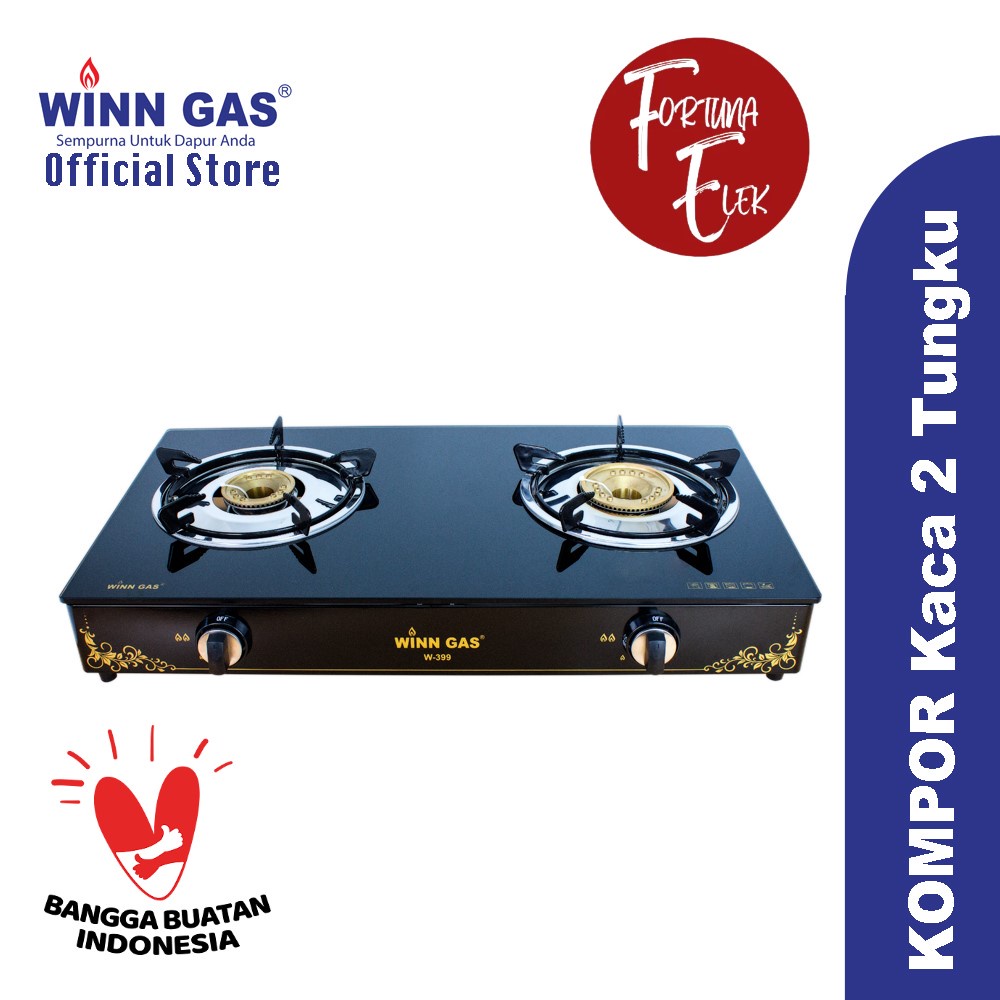 Jual Winn Gas W 399 Kompor Gas Kaca 2 Tungku Shopee Indonesia