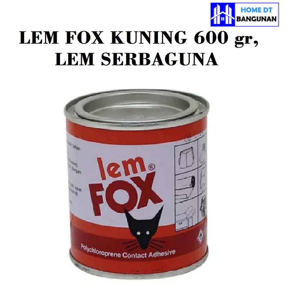 Jual Lem Kuning Fox Gr Lem Serbaguna Lem Sandal Lem Sepatu Lem