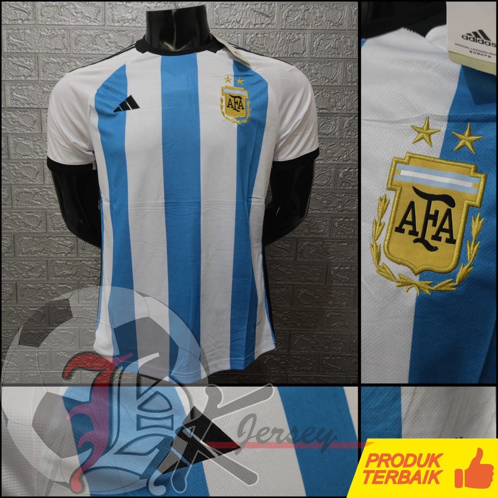 Jual JERSEY BOLA ARGENTINA HOME 2022 Shopee Indonesia